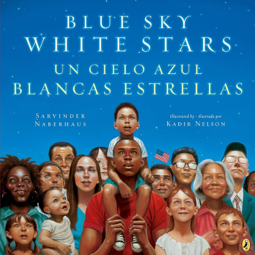 Blue Sky White Stars un Cilo Azul Blancas Estrellas